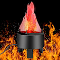 Miniatyrbillede 1 af 5: 3D LED falsk flammeeffektlys, 260V elektrisk falsk lejrbål