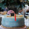 Miniatyrbilde 3 av 4: 10 stk. Kake Mini Mortelbordsluer Mini Konfirmasjonssesong Suvenirpynt Red