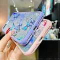 Pikkukuva 3 / 5: Tyttömäinen suojakotelo, yhteensopiva iPhone SE 2020:n, iPhone 8:n ja iPhone 7:n kanssa. Söpö, sateenkaarenhohtoinen perhoskuviointi, laserblingbling-glittertähtiä tytöille ja naisille, pehmeä