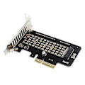 Miniatyrbild 1 av 5: PCIE 4X till NVME M.2-omvandlare PCIE 4X till NVME M Key M.2-adapter för att utöka lagringskapaciteten och öka datahastigheten Half height chassis