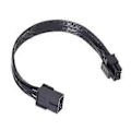 Pikkukuva 1 / 5: Emolevyn CPU 8-nastainen jatkojohto 8P - 4+4P jatkokaapeli 18AWG musta litteä kaapeli 20/30/50cm 30cm
