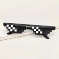Miniatyrbillede 3 af 4: Mosaik solbriller（2 stk.-sort)