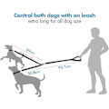 Miniatyrbillede 4 af 5: Dobbelt line til 2 hunde, hundeline, reflekterende, træning og tra