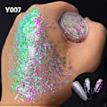 Pikkukuva 5 / 5: Heijastava Glitter Kynsijauhe Paljetit Kristallipigmentti Dippikromijauhe Kynsien DIY Pöly Kynsitarvikkeet Koristelu 03 3