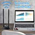 Miniatyrbillede 4 af 5: WiFi-antenne 2.4G/5.8G dobbeltfrekvens dobbeltantenne signalforstærker