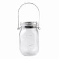 Miniatyrbillede 4 af 5: 3 stk. solcellelamper til haven - 30 LED vejrbestandige solcelle-syltetøjsglas udendørs lanterner, lyskæde i glas, havedekoration solcellelamper til jul, udendørs