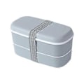 Miniatyrbilde 1 av 5: Matboks Sushi Beholder Multifunksjonelt Barneservise for Grå(Grå) Gray