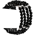 Pikkukuva 1 / 5: Helmi rannekoru (musta), yhteensopiva Apple Watch Band 42/4