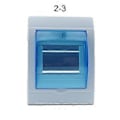 Miniatyrbild 1 av 5: 2-3/3-4 Vägs Plast Distributionsbox Transparent Lock Strömfördelning för Skyddsbox För Mini Strömbrytare 2-3 way