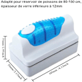 Miniatyrbillede 5 af 5: 1 x Akvarierensebørste Magnetisk Glas Algefjerner