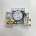 Miniatyrbilde 2 av 4: 24-timers mekanisk timer 15-minutters minimumstimer, hvit, 9,2 * 6,5 cm