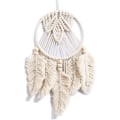 Miniatyrbillede 5 af 5: Stor Boheme Macrame Drømmefanger Vævet Bomulds Macrame Vægdekoration