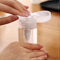 Miniatyrbillede 2 af 4: 3 stk. Makeupfjernerflasker Tomme Pumpeflasker Tom Rejseflaske Plastik Trykflaske til Kvinder 300ml