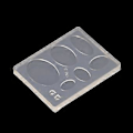 Miniatyrbilde 1 av 5: Ellipse Smykker Støping Epoksy Silikonform Oval Rund for Håndverk UV Resin Anheng Øredobber Laging Håndverk 10