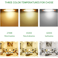 Miniatyrbilde 3 av 5: LED Downlight, 2-pakning, ekstra flat, LED Downlight innendørs tak L