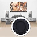 Miniatyrbillede 4 af 5: Universal 2/3/4 tommer Bass Højttalerplade Passiv Membran Dele Membran Bass Vibrationsplader DIY Woofer Højttalerplade 4 inches square