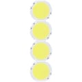 Miniatyrbild 2 av 5: 4 st 75 mm Runda COB Lamp Pärlor Hög Effekt LED Chip 24W/7282V för DIY Lampa Inomhus Ljuskälla Belysning Vit Ljus