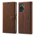 Pikkukuva 1 / 5: Xiaomi Redmi Note 10 Pro Forwenw F1 -sarjan nahkakotelo Brown