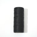 Miniatyrbilde 4 av 4: 1,5 mm spiralformet sort tau, voksbehandlet polyestertau, brukt til kabelbinding