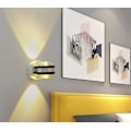 Miniatyrbillede 2 af 5: LED Vægskinne Dobbeltsidet Krystal Op Og Ned Sconce Indendørs Lys