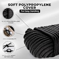 Miniatyrbillede 3 af 3: 50 meter lang 8 mm nylon reb til camping og vandreture, til tøj