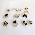 Miniatyrbilde 4 av 5: Sko Charms, Luksus Smykker, Sko Dekorasjoner, Glitter Sko Char