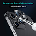 Miniatyrbilde 3 av 5: Svart bakkamera beskytter for iPhone 14 Pro/iPhone 14 Pro Max