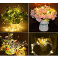 Miniatyrbillede 5 af 5: 10LEDs Fe-flaske Lys med Kork, 10 stk Romantiske Hvide Lys