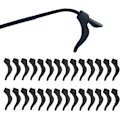 Miniatyrbillede 1 af 5: (7 par sort) 14 stk. briller Anti-slip silikone øreklips, glas