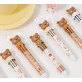 Miniatyrbillede 4 af 5: Firedelt pakke, 10 farver i 1 Pusheen pen, original sammenklappelig