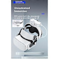 Miniatyrbild 3 av 5: Huvudband VR M2 F2 Justerbart Headset VR Glasögon för Oculus Quest 2 Tillbehör Fäste Ansiktsvaddering VR