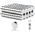 Pikkukuva 1 / 5: Pienet jääkaappimagneetti - 6mm x 3mm - Erittäin vahvat minineodyymimagneet