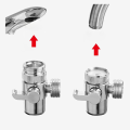 Miniatyrbilde 2 av 5: 3-veis dusj reverseringsventil splitter reverseringskran M22 x M24 repl