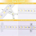 Pikkukuva 4 / 5: Vedenpitävä LED-nauha valkoinen 220V, SMD 5730 120led/m LED-valo 5m ulkokäyttöön nauha EU-pistokkeella, ei tarvitse muuntajaa (Valkoinen, 5)