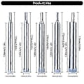Pikkukuva 3 / 5: Korroosionkestävä katon tasoitusholkki 1/4\" kuusiokantaväännin mutterien nopeaan ja helppoon asennukseen 5 piece set