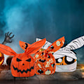 Miniatyrbillede 5 af 5: 150 stk. Halloween slikposer, Halloween græskar zombie spøgelse B
