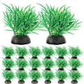 Miniatyrbilde 1 av 3: 20 stk. Akvarieplanter Fisketankplanter Fisketankdekorasjoner Planter for Bettafisk Akvariedekor