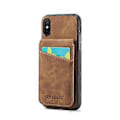 Miniatyrbillede 1 af 5: Crazy Horse PU-etui til iPhone XR Brown