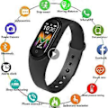 Miniatyrbillede 2 af 5: M4 Smart Band Armbånd Fitness Tracker Vandtæt Smartwatch Blodtryk Hjerte