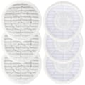 Miniatyrbilde 1 av 5: 6 stk. dampmoppputer for Shark S6002UK dampmopp, gjenbrukbare dampmoppputer