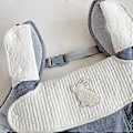 Miniatyrbillede 4 af 5: Baby Taljestol Savlesmæk Blød Bomuld Super Absorberende til Nyfødte og Småbørn Sæder Bærere Savl Håndklæde patch bear