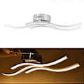 Miniatyrbilde 3 av 5: 105LED Taklampe Moderne Bølgeformet Taklampe for Stue Soverom Innredning Varmt Lys AC85-265V