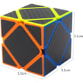 Miniatyrbillede 5 af 5: Skewb Puzzle Cube Ny Cubo Super Hurtig Kulfiber Sticker