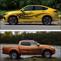Miniatyrbilde 5 av 5: 2 stk. Universal Flame Graphics Bil Auto Karosseri Side Sticker Flame