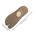 Miniatyrbillede 2 af 4: 4 Par No Show Sokker Anti-slip Unisex Sportsokker To-finger Lav Snit Ankelsok