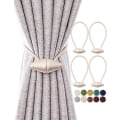Pikkukuva 1 / 5: Magneettinen verhotanko, beige, suurempi tasoitusmagneetti, 4-pi