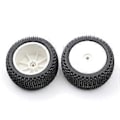 Pikkukuva 2 / 5: 4kpl 90mm 1/10 RC Off-Road Buggy Auton Kumirenkaat Vanteet Renkaat Wltoys 144001 144010 124019 10400