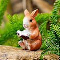 Miniatyrbild 1 av 5: Påsk Söt Simulerad Läsningsprydnad Orange