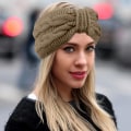 Miniatyrbilde 5 av 5: Grå, Svart, Khaki - Vinterhodebånd for Kvinner, Fleece Hodebånd