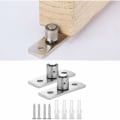 Miniatyrbillede 2 af 5: Rustfrit Staldør Gulvstyring Rulle Gulvstyring Skydedør Hardware Tilbehør Indsæt Lejer